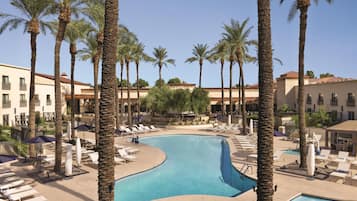 2 outdoor pools, open 6:00 AM to 10:00 PM, cabanas (surcharge)