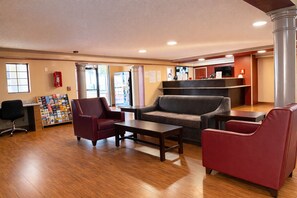 Sala de estar en el lobby