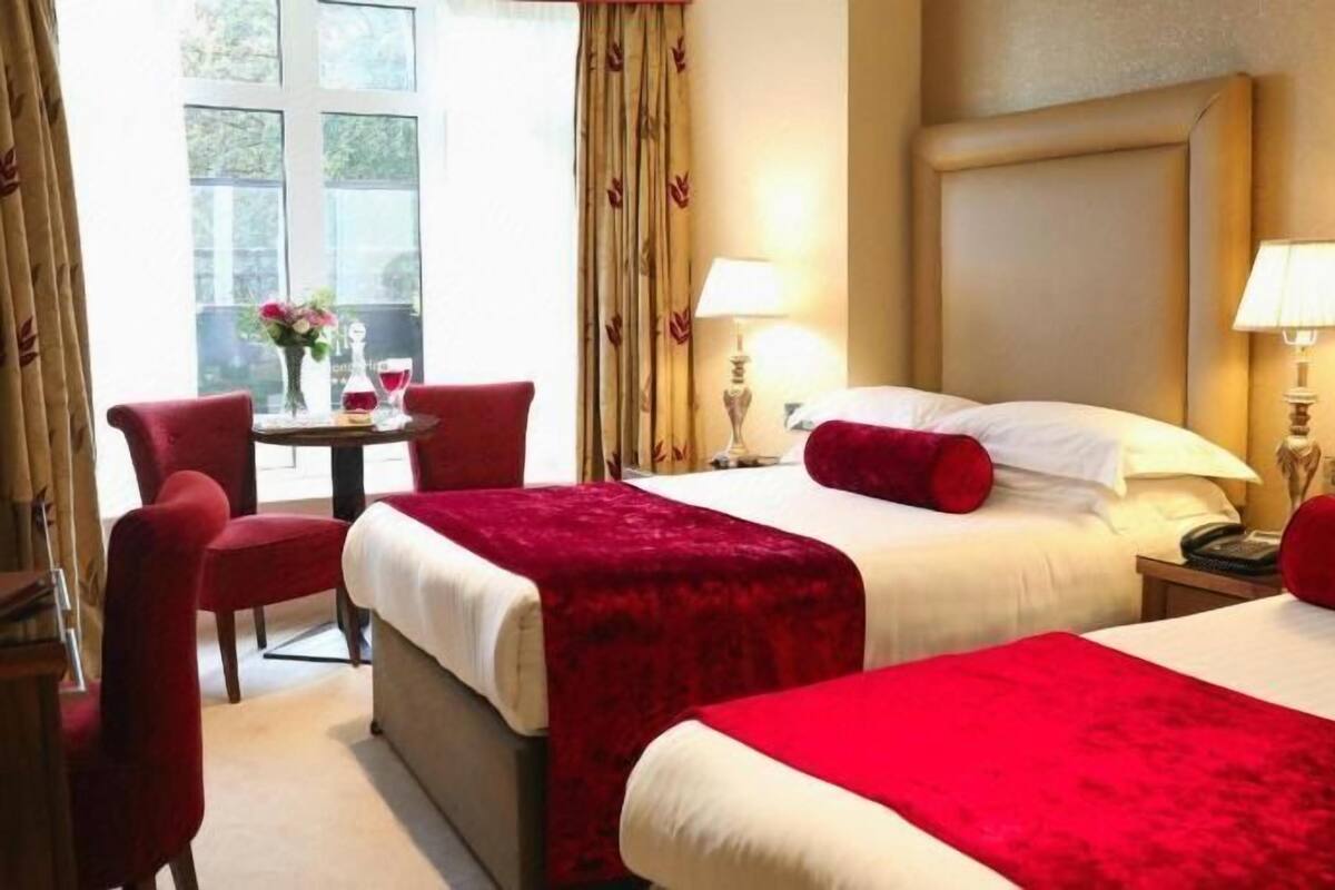Egyptian cotton sheets, down comforters, pillowtop beds, in-room safe
