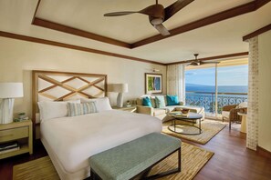 Grand Suite, 2 Bedrooms, Club lounge access, Ocean View (Napua) | 1 bedroom, premium bedding, in-room safe, desk
