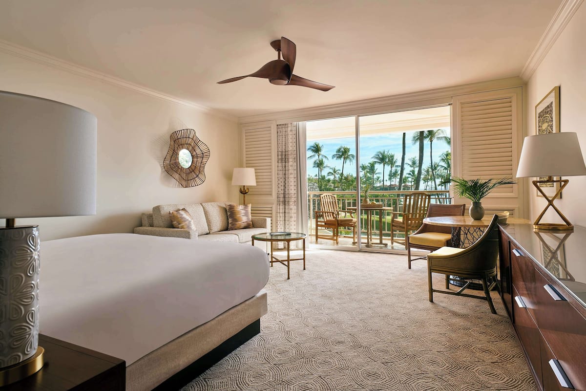 Room, 1 King Bed with Sofa bed, Ocean View | 1 bedroom, premium bedding, in-room safe, desk
