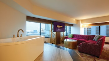 In-room safe, blackout drapes, iron/ironing board, free WiFi at Eldorado Resort Casino at THE ROW