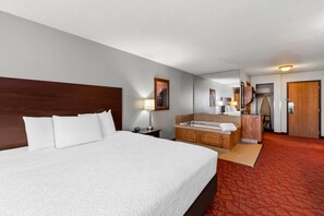 Suite, 1 King Bed, Non Smoking | In-room safe, desk, laptop workspace, blackout drapes