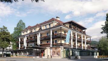 Fassade der Unterkunft
