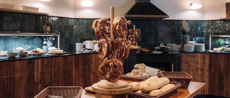 Free daily full breakfast