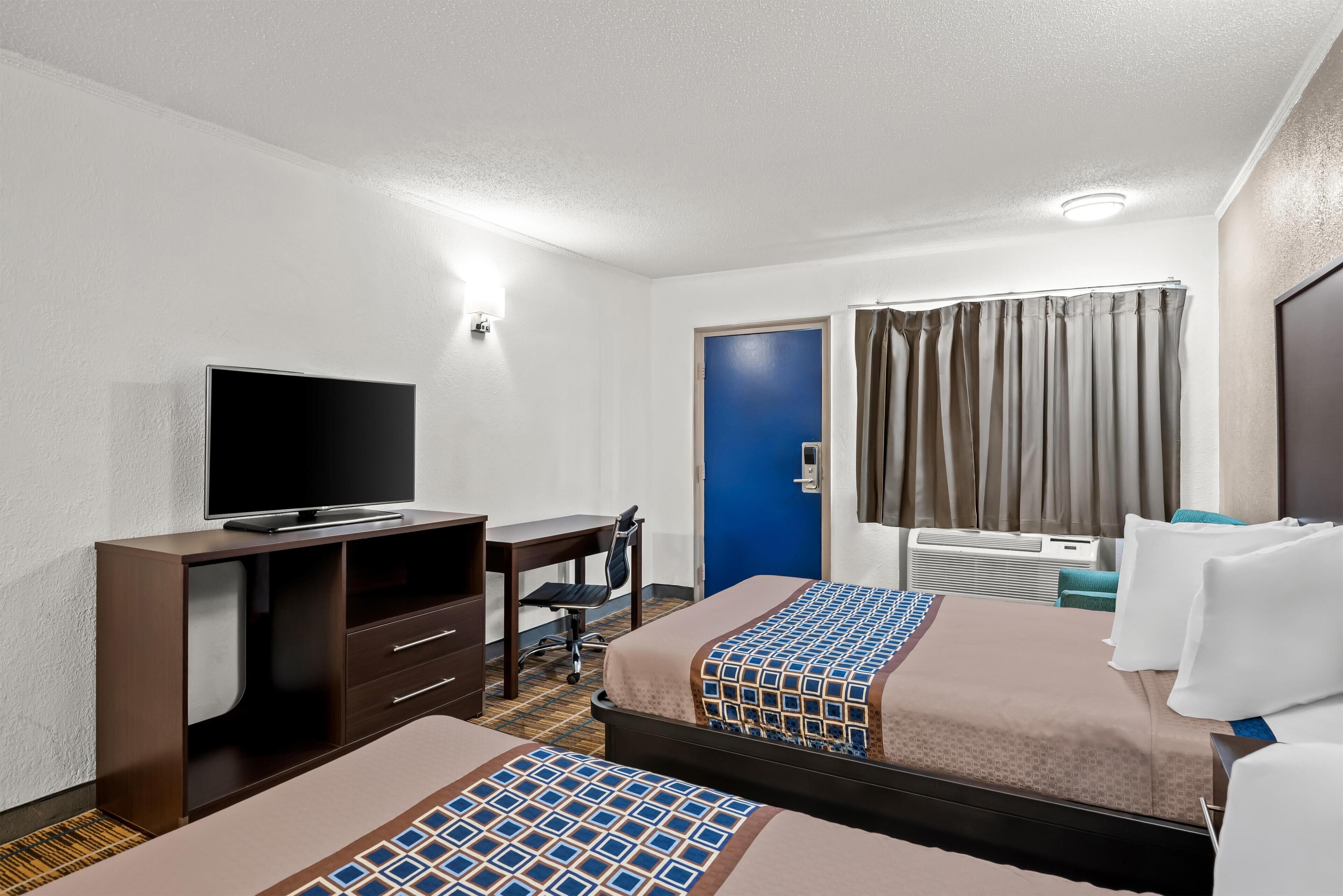 In-room safe, rollaway beds, free wired Internet