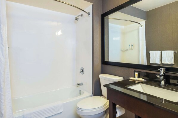 Desk, blackout curtains, iron/ironing board, free WiFi