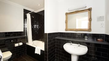 Free toiletries, hair dryer, towels