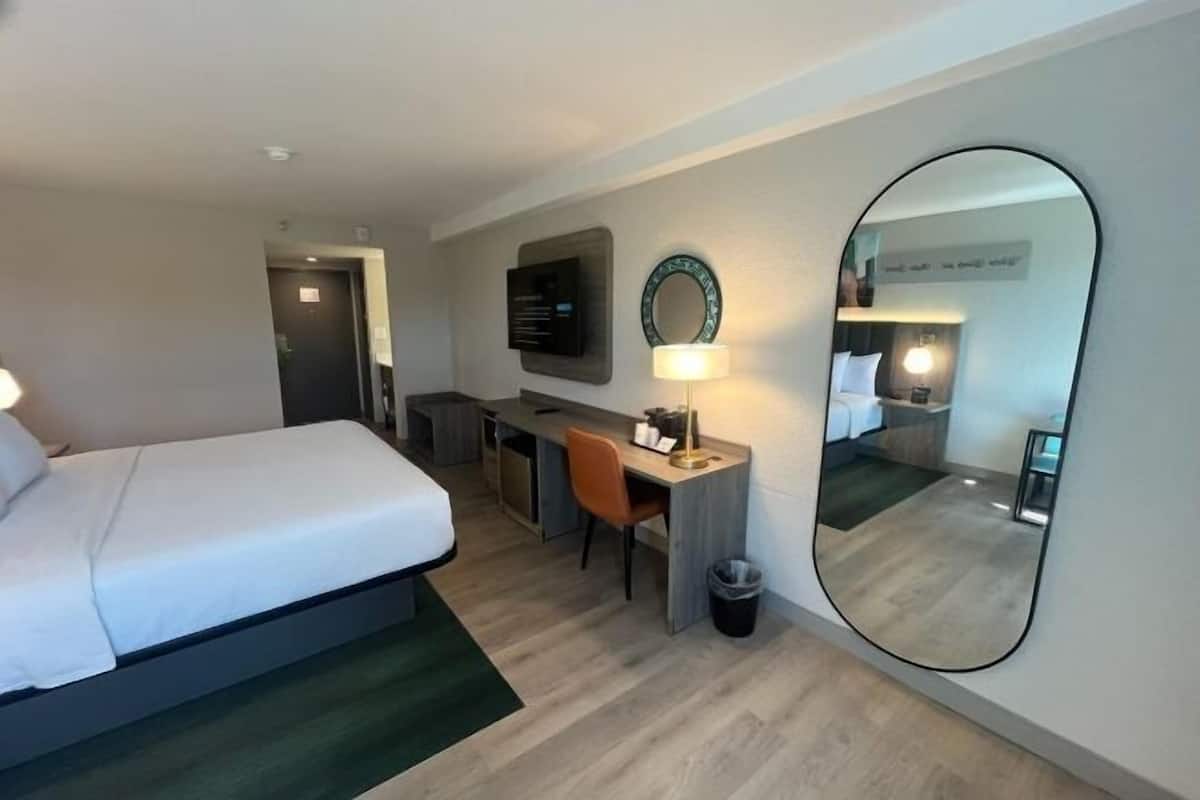 Desk, soundproofing, iron/ironing board, free cots/infant beds