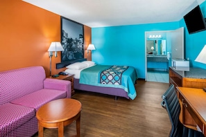 Chambre, 1 lit double, accessible aux personnes à mobilité réduite (Mobility Accessible) | Fer et planche à repasser, lits bébé (gratuits), Wi-Fi gratuit