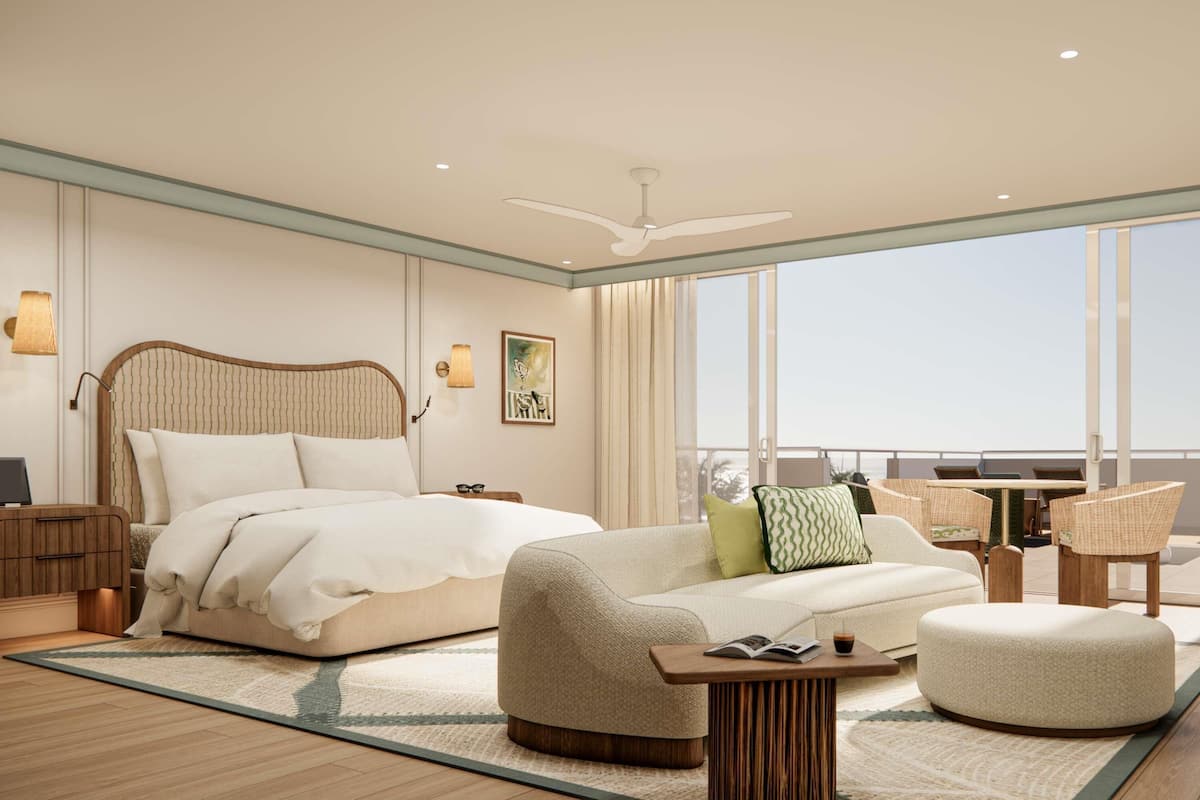 Pool View Junior Suite King Bed | 1 bedroom, premium bedding, in-room safe, desk
