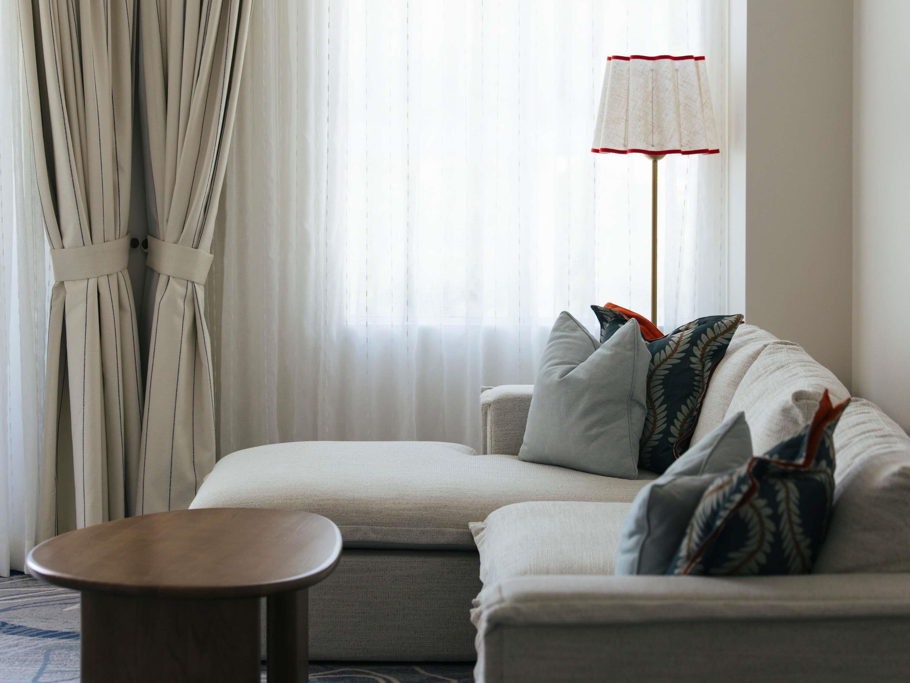 Premium bedding, in-room safe, blackout curtains, cots/infant beds