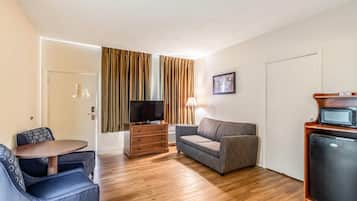 Blackout drapes, iron/ironing board, free WiFi, bed sheets