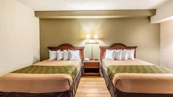 Blackout drapes, iron/ironing board, free WiFi, bed sheets