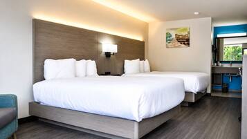Standard Room, 2 Queen Beds, Non Smoking, Refrigerator & Microwave