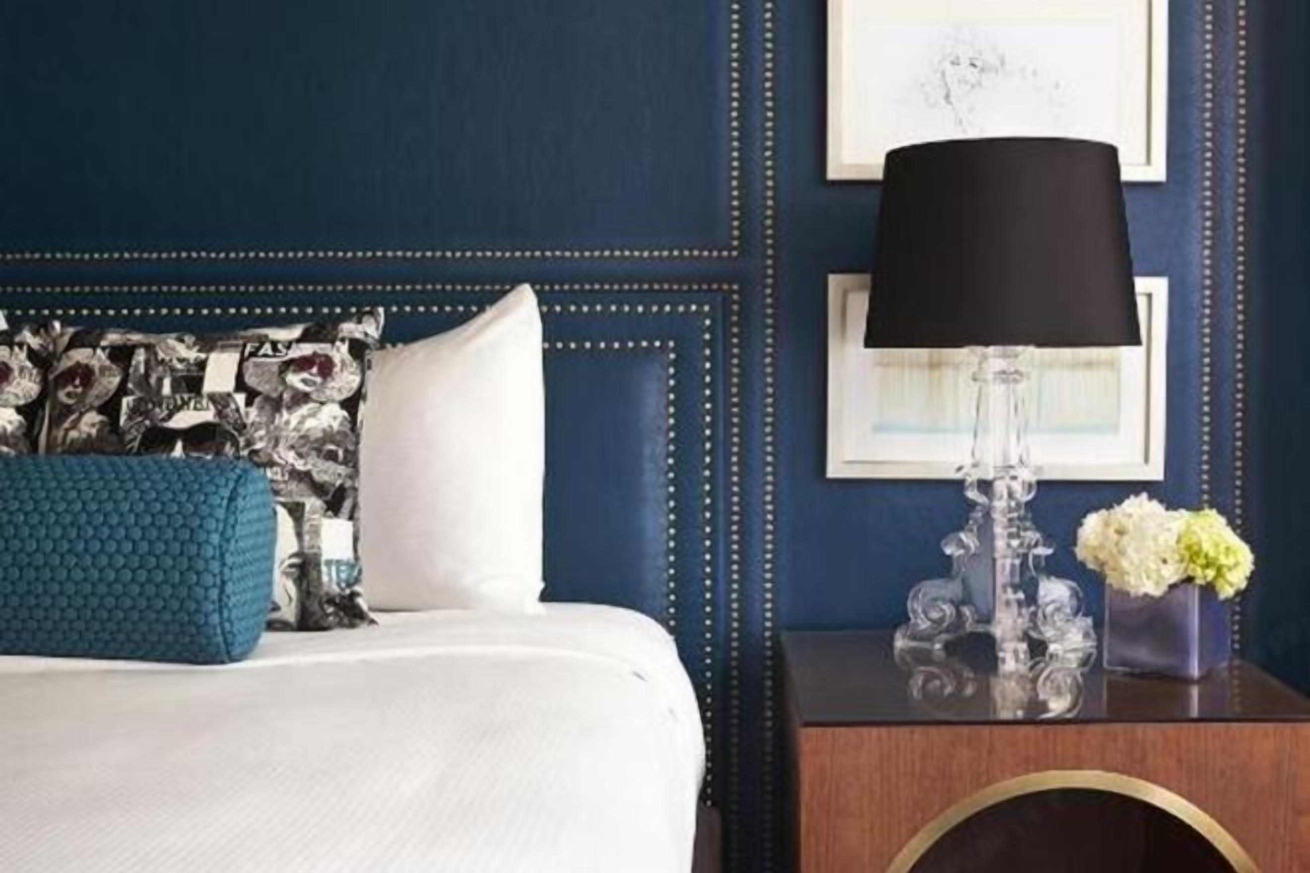 Premium bedding, down comforters, pillowtop beds, in-room safe