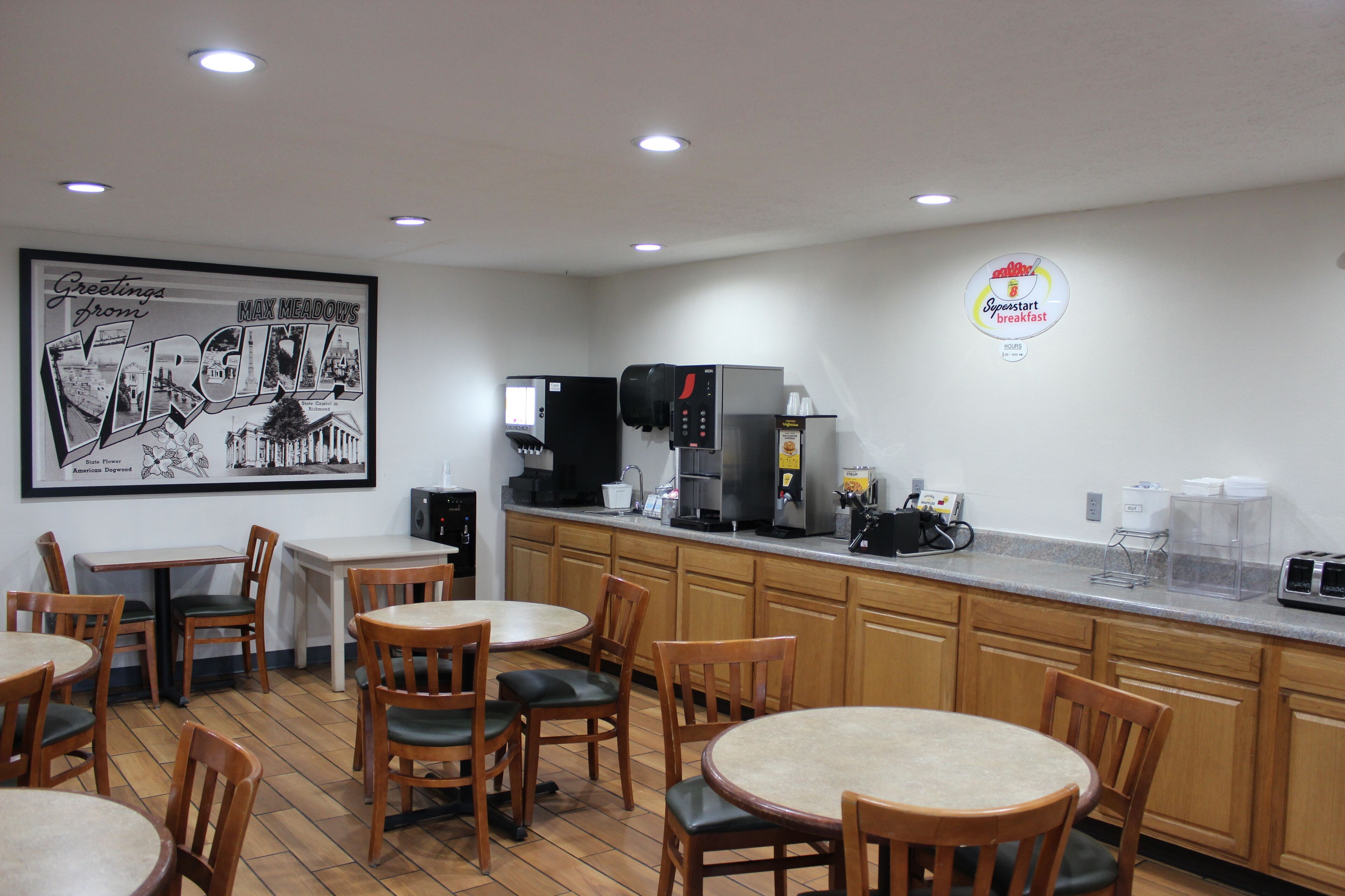 Free daily on-the-go breakfast 