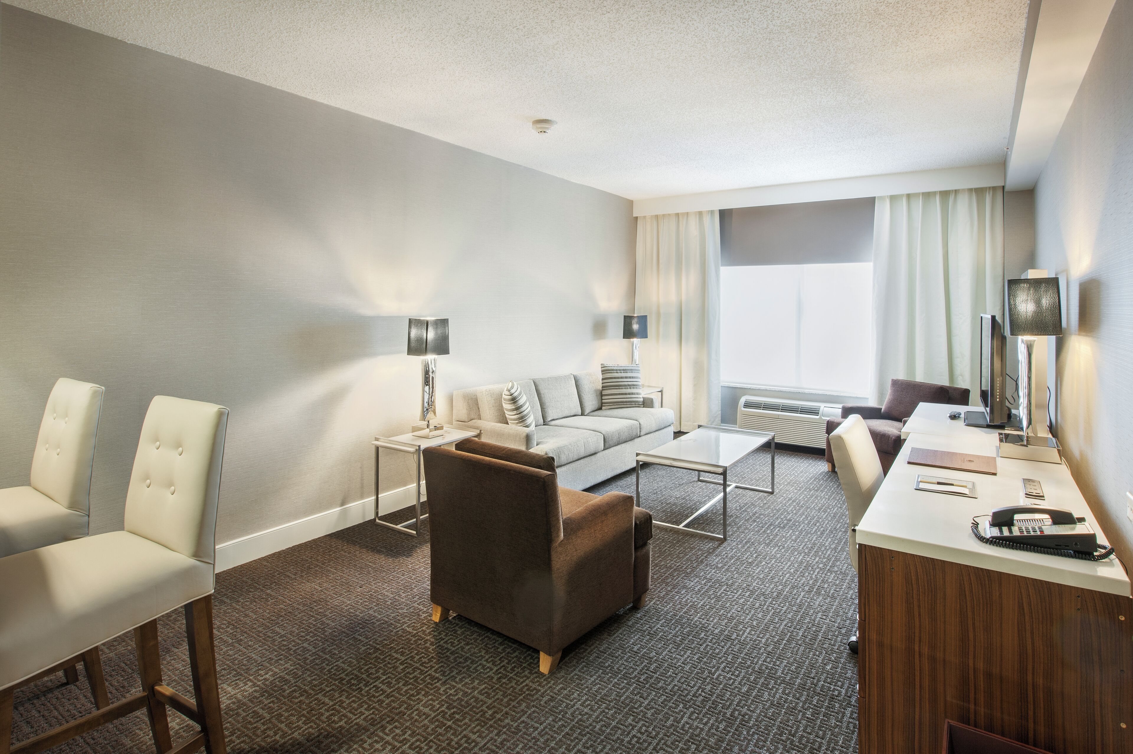 suite, 1 king bed with sofa bed, kitchenette (jetted tub) | living area