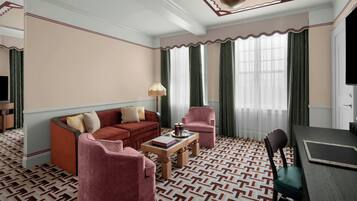 1 bedroom, premium bedding, down comforters, pillowtop beds