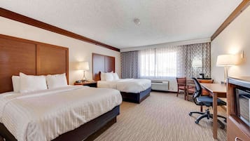 Standard Room, 2 Queen Beds, Non Smoking, Refrigerator & Microwave (Movie View)