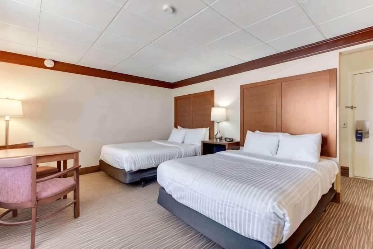 Skrivbord, mörkläggningsgardiner, strykjärn/strykbräda och gratis wi-fi