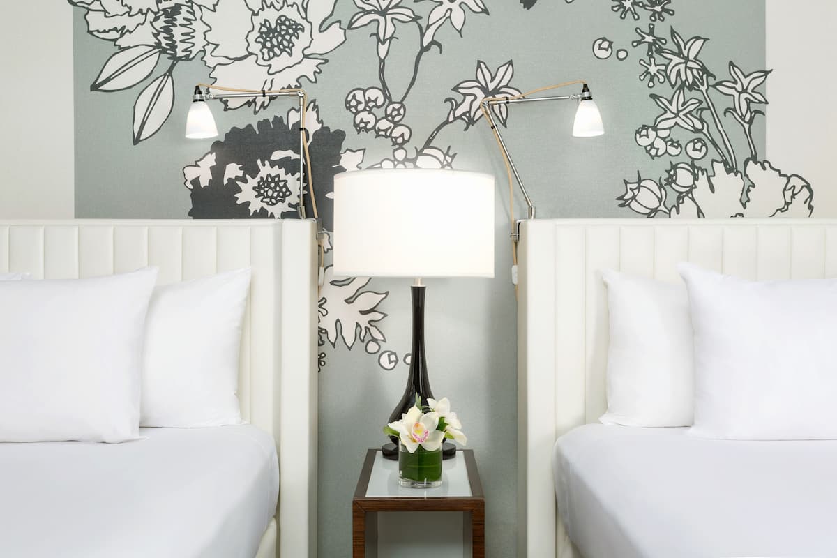 Premium bedding, pillowtop beds, in-room safe, desk