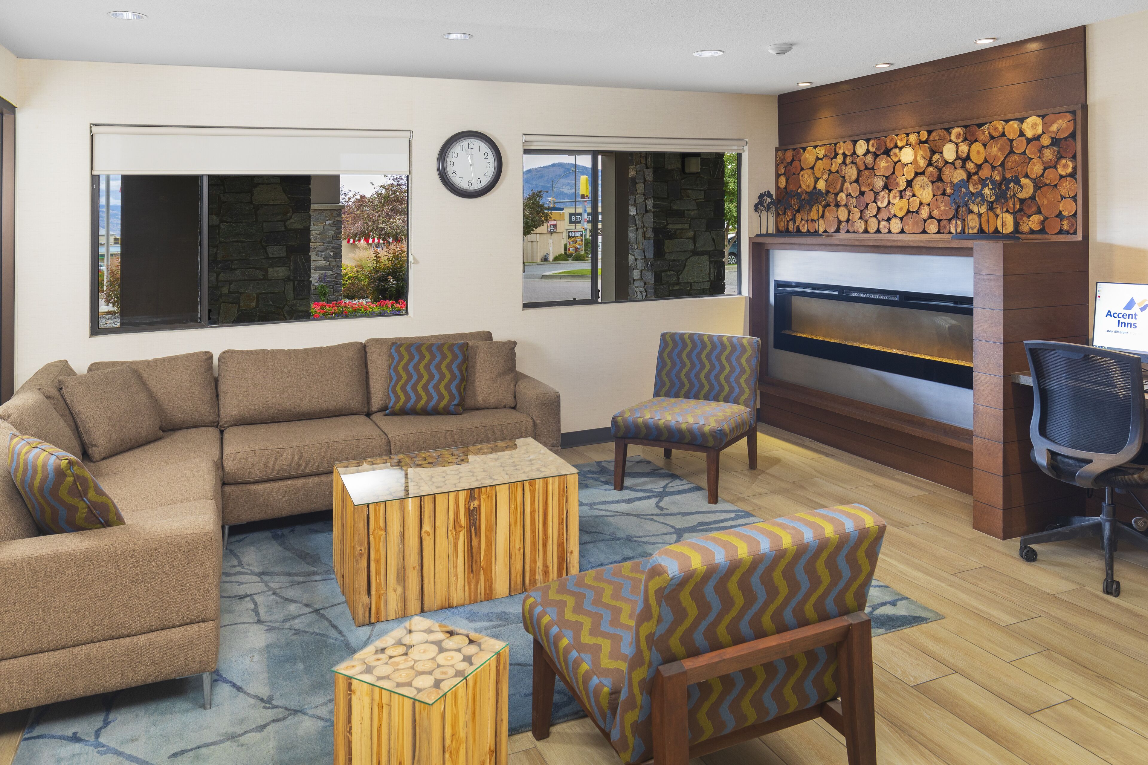 Sala de estar en el lobby