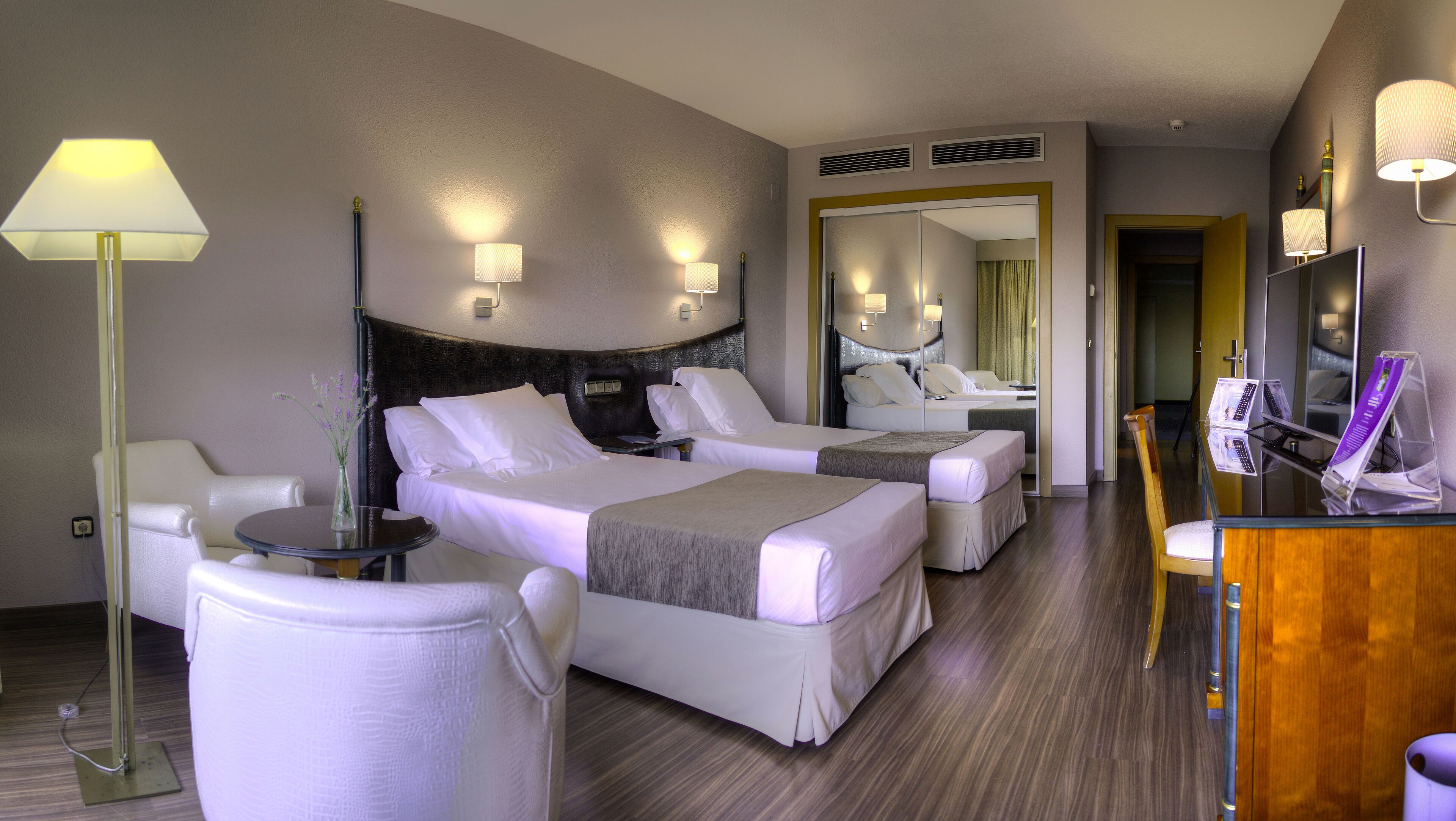 Egyptian cotton sheets, premium bedding, minibar, in-room safe
