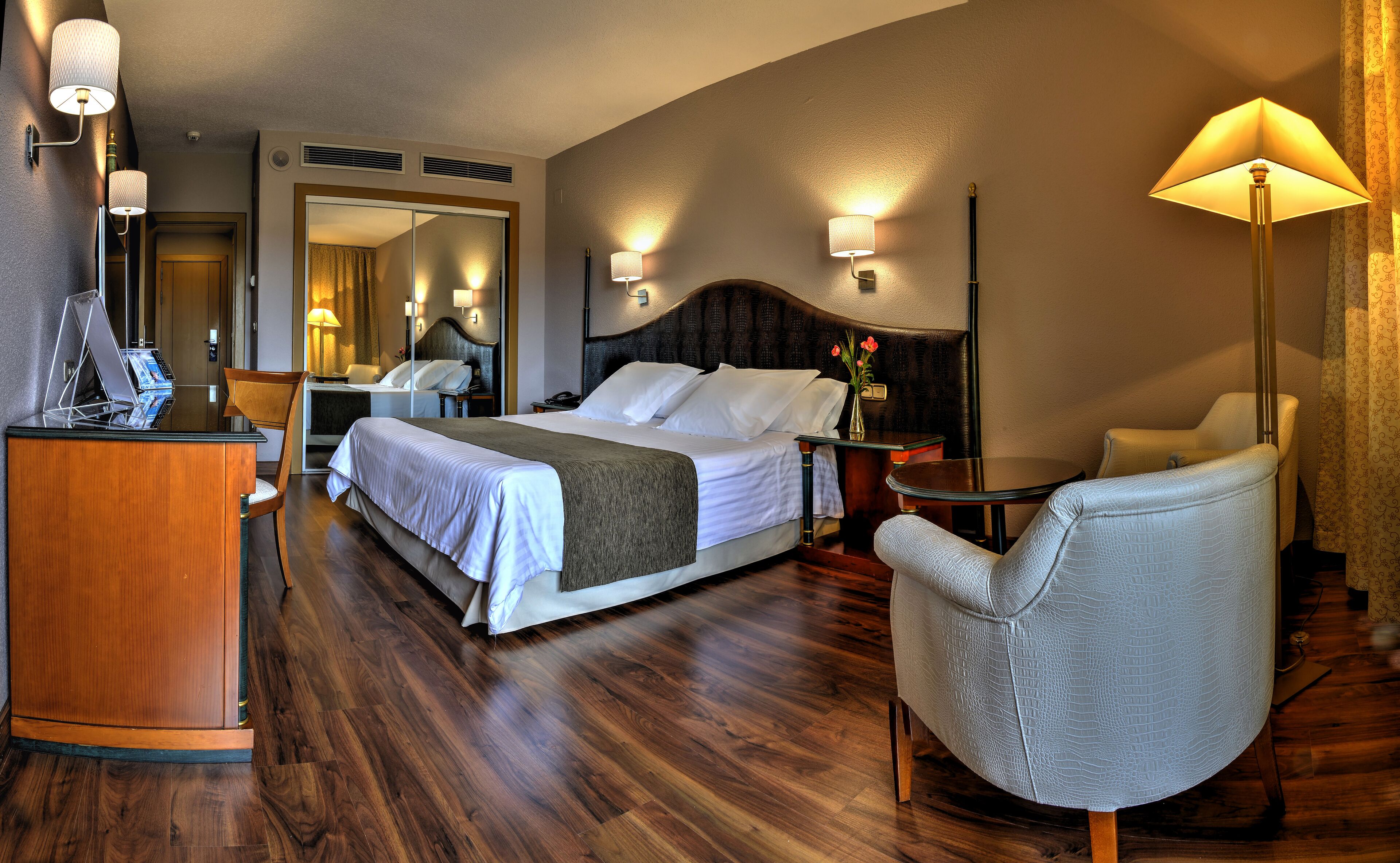 Draps en coton égyptien, literie de qualité supérieure, minibar