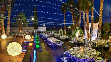 Área de bodas al aire libre