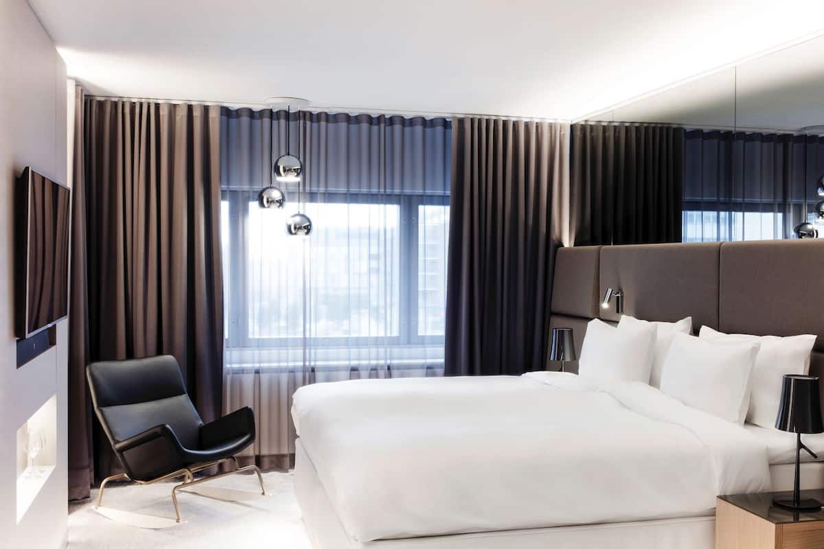 Premium bedding, memory-foam beds, minibar, in-room safe
