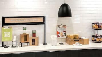 Free daily on-the-go breakfast