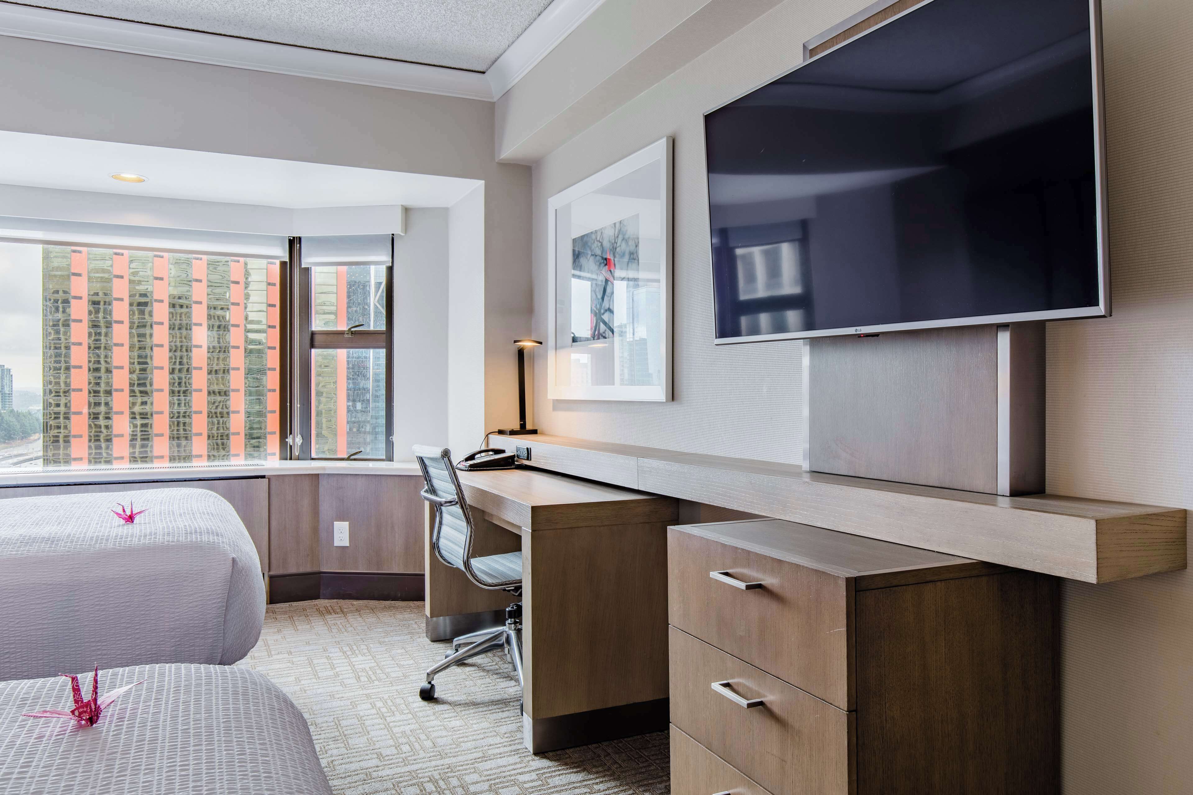 room, 2 double beds | in-room safe, blackout curtains, free cots/infant beds