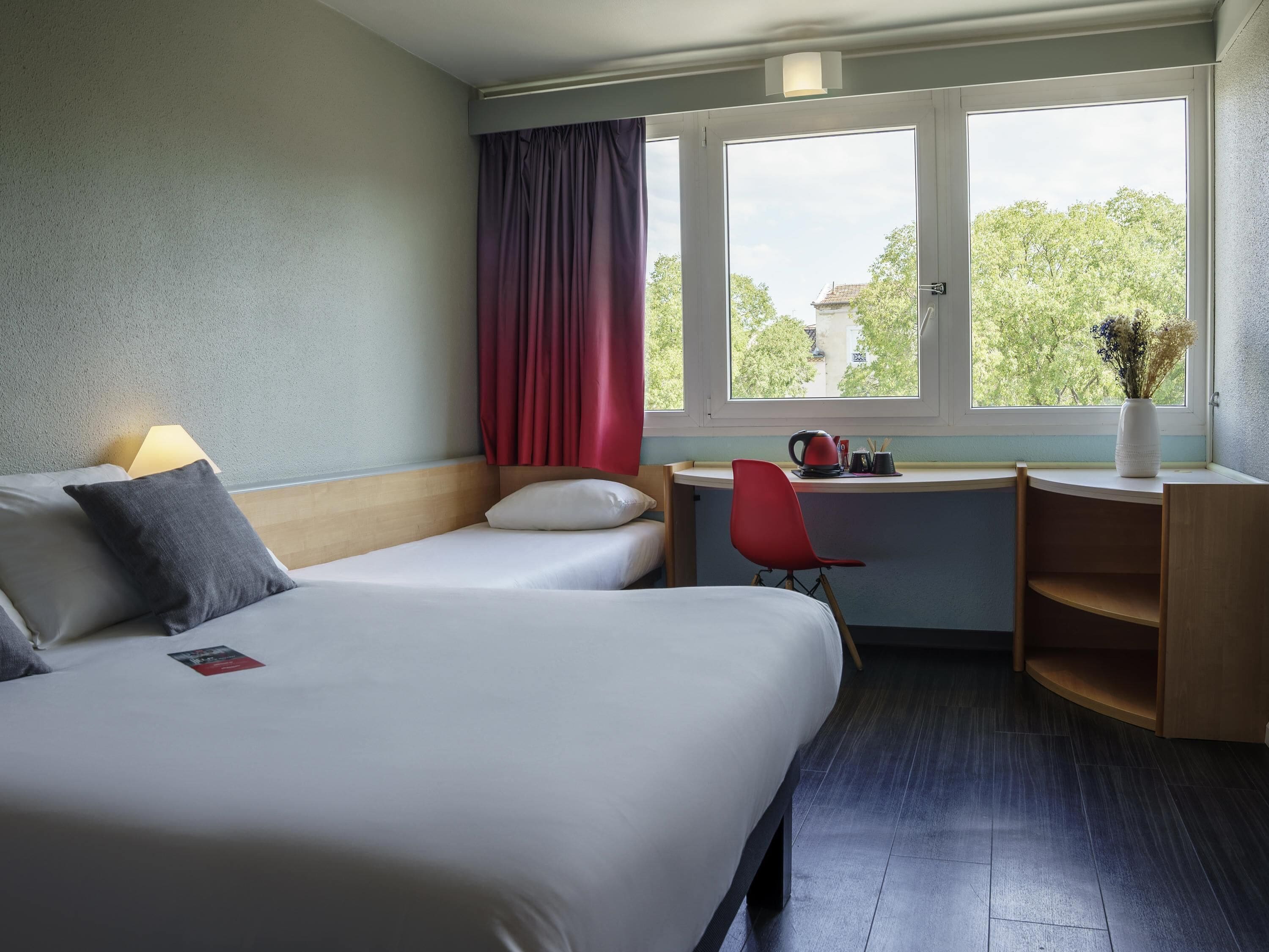 Standard Room, Multiple Beds | 1 bedroom, desk, soundproofing, iron/ironing board