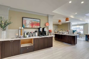 Free daily buffet breakfast