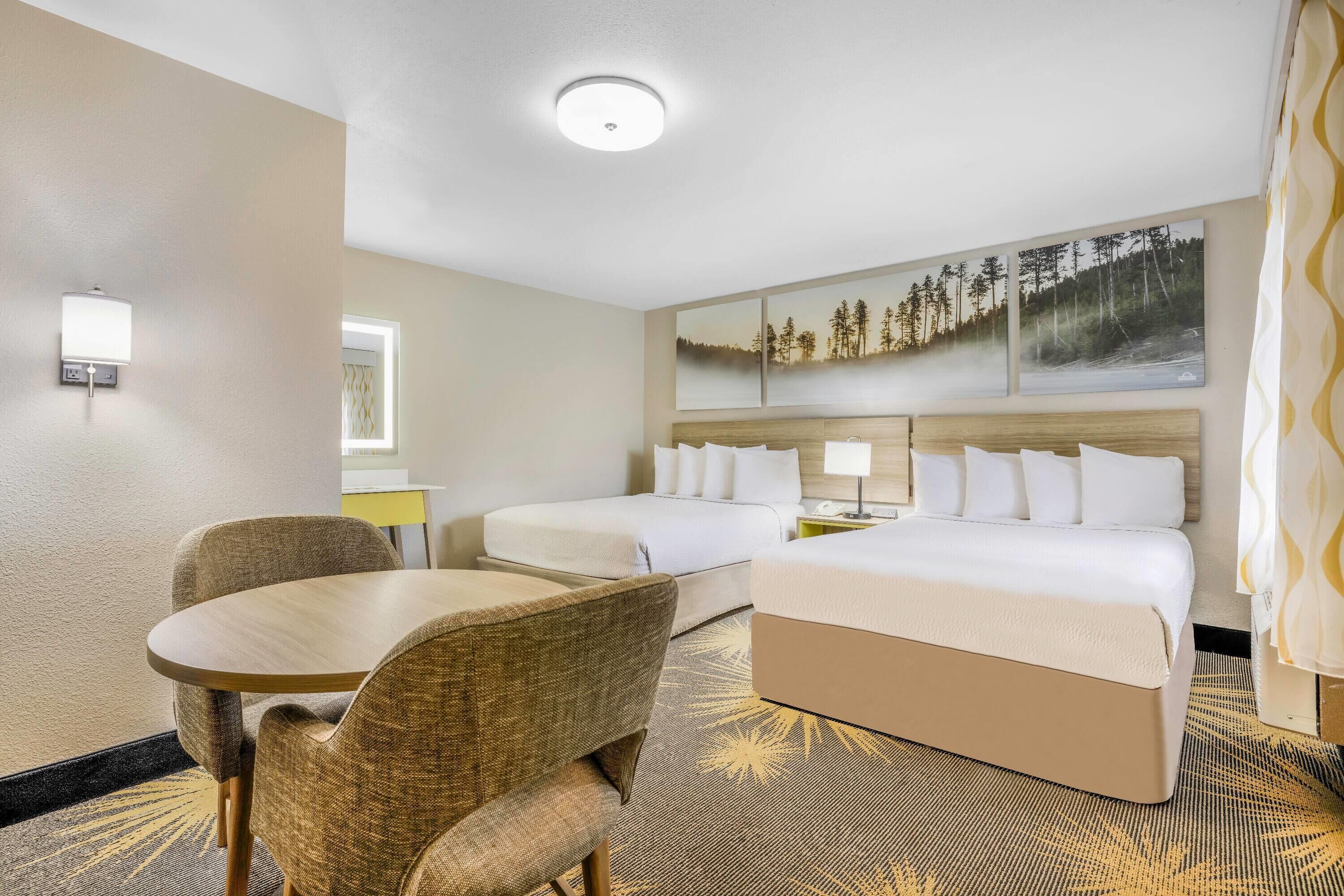 Room, Multiple Beds, Non Smoking (2nd Floor Only) | Iron/ironing board, free WiFi, bed sheets