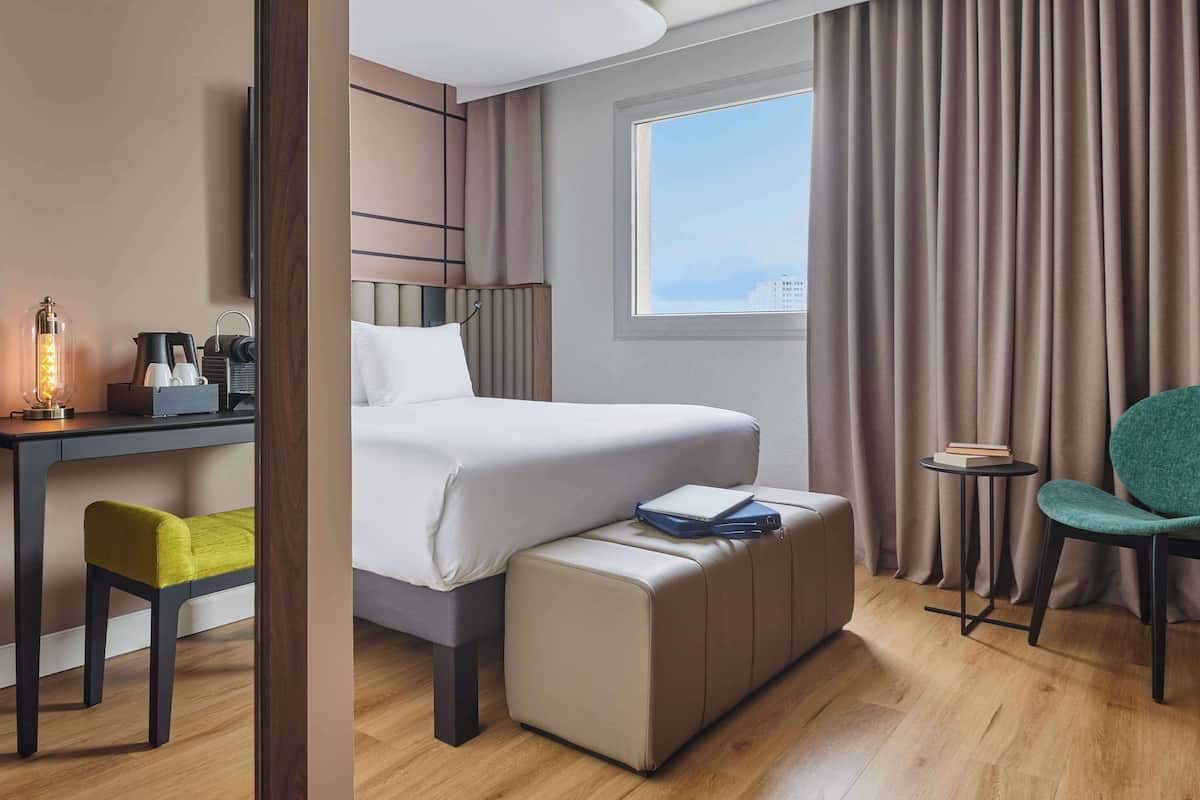 In-room safe, desk, blackout curtains, soundproofing