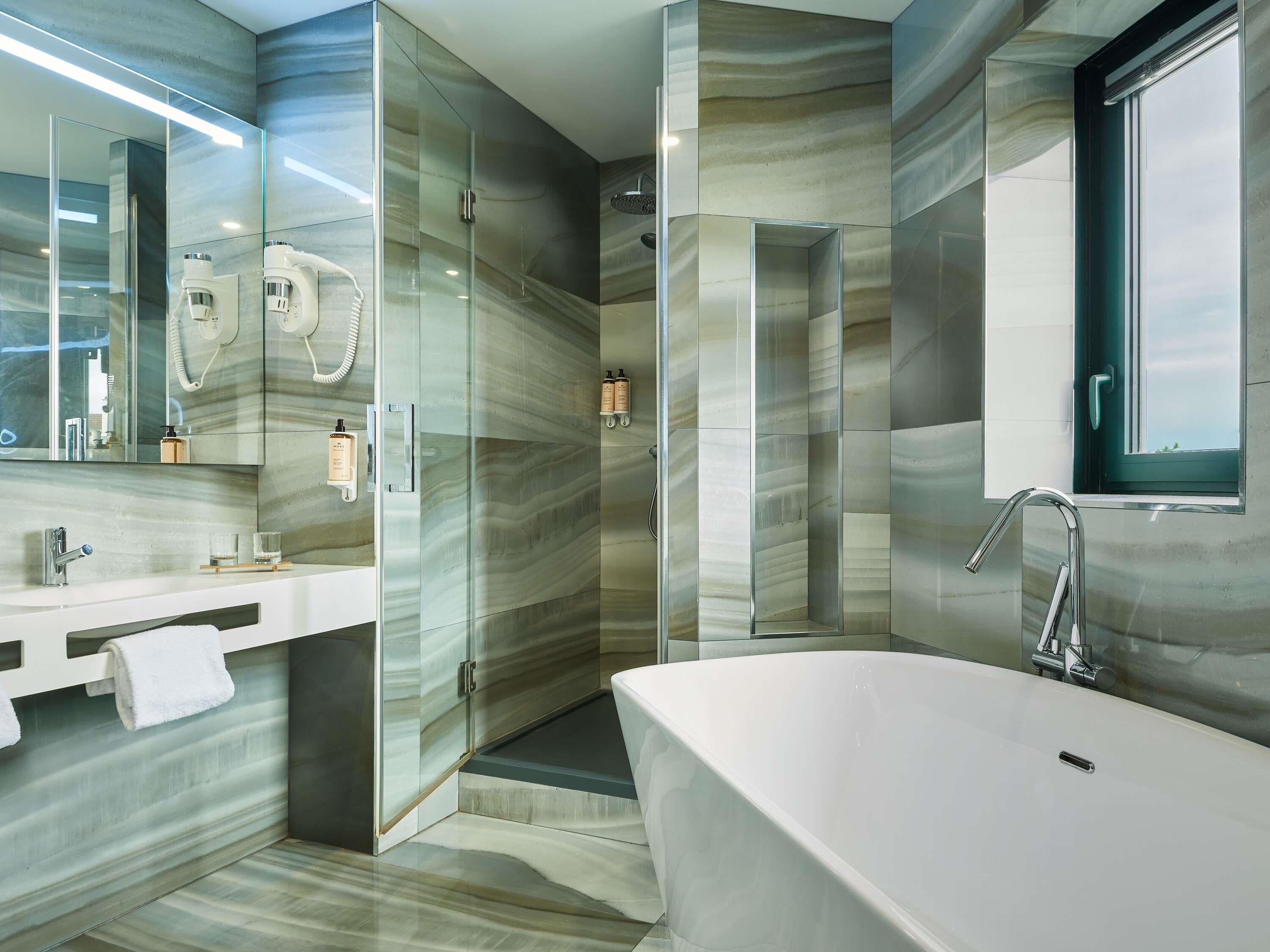 In-room safe, desk, blackout curtains, soundproofing