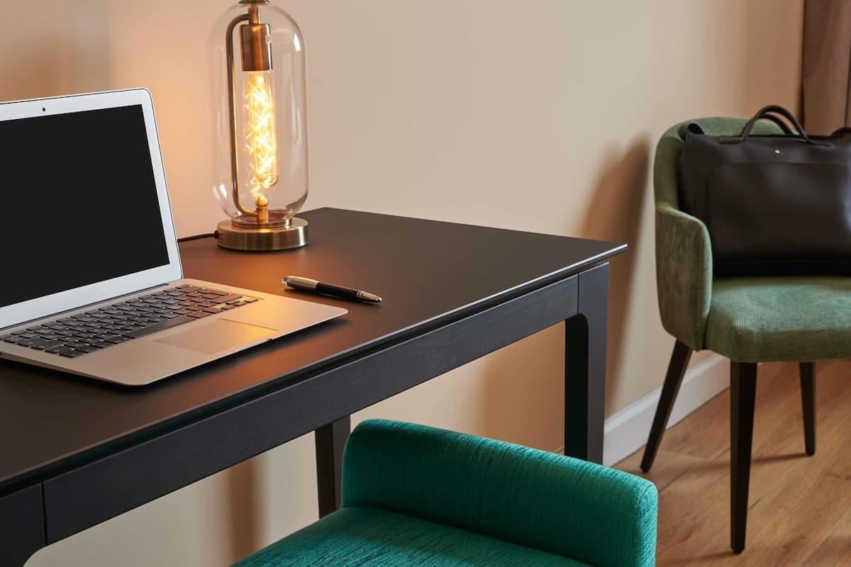 In-room safe, desk, blackout curtains, soundproofing