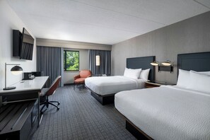 Premium bedding, memory-foam beds, in-room safe, desk