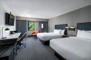 Premium bedding, memory foam beds, in-room safe, desk