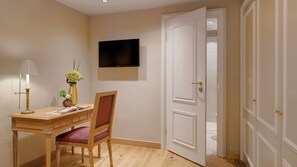 50-inch flat-screen TV with cable channels