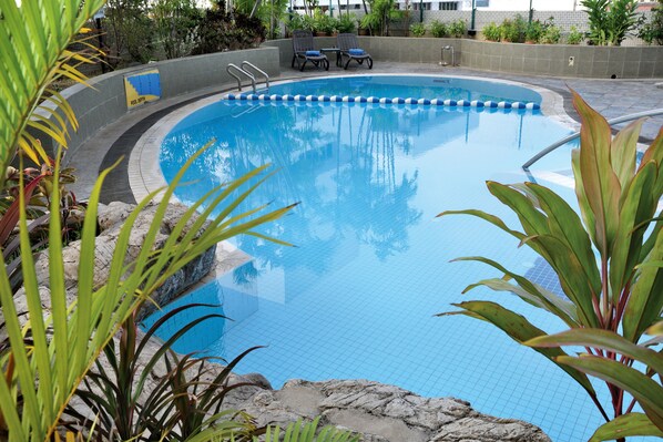 Alberca al aire libre 