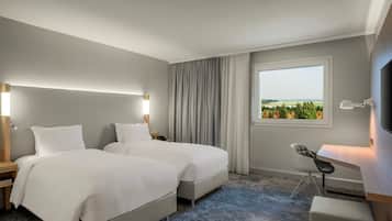 1 غرفة نوم وملاءات من القطن المصري وأغطية فراش متميزة وخزنة داخل الغرفة