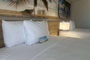 Room, 2 Queen Beds, Non Smoking | In-room safe, desk, iron/ironing board, free WiFi