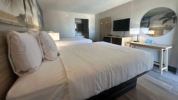 Room, 2 Queen Beds, Non Smoking | In-room safe, desk, iron/ironing board, free WiFi
