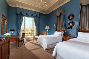 Premium bedding, pillowtop beds, in-room safe, desk