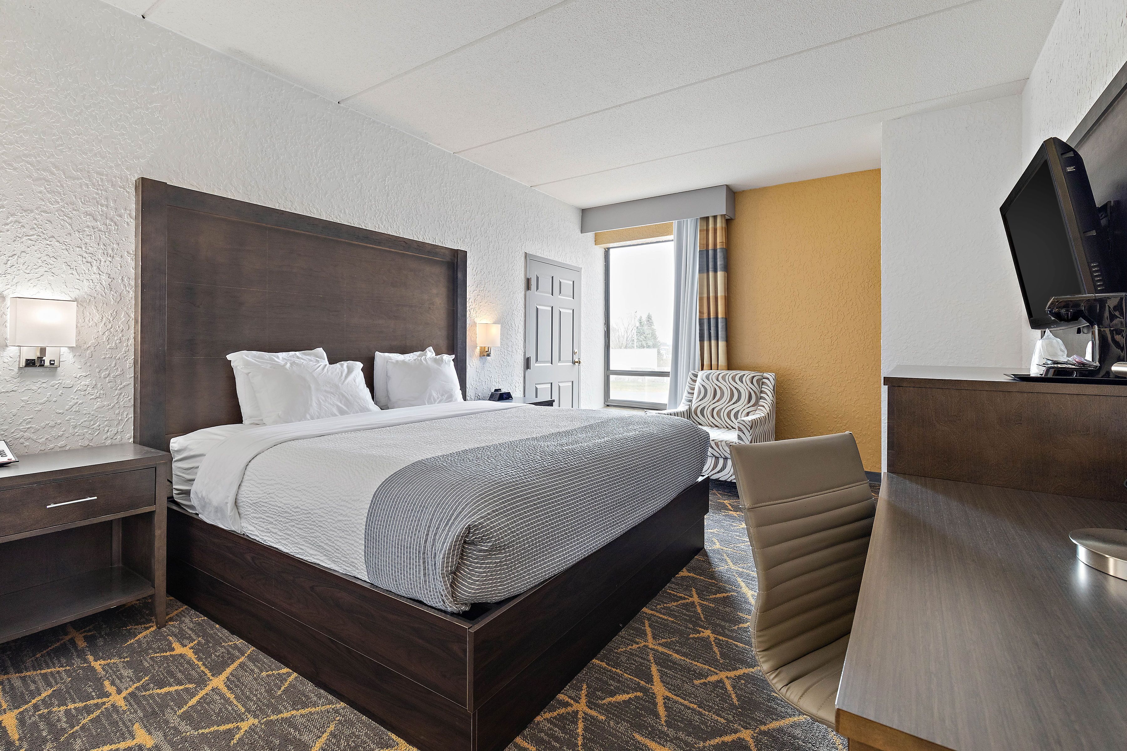 Kamer, 1 kingsize bed, niet-roken | Luxe beddengoed, donsdekens, pillowtop-bedden, een bureau