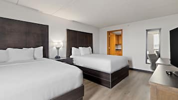 Apartment, 1 Bedroom, 2 Queen Beds, Non Smoking | Premium bedding, down comforters, pillowtop beds, desk