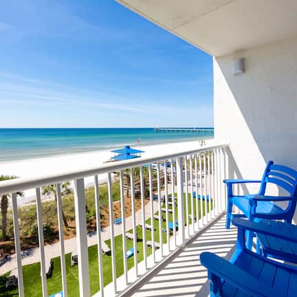 Junior Suite, 1 King Bed with Sofa bed (Dune or Gulf View) | Premium bedding, pillowtop beds, desk, blackout drapes